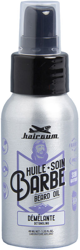 Hairgum huile à barbe démêlante 40 ml