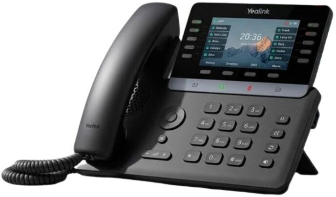 Yealink T74 LTE Téléphone de bureau 4G Téléphone de bureau LTE avec carte nano-SIM, appels VoLTE, écran couleur de 4,3 pouces, WiFi double bande,