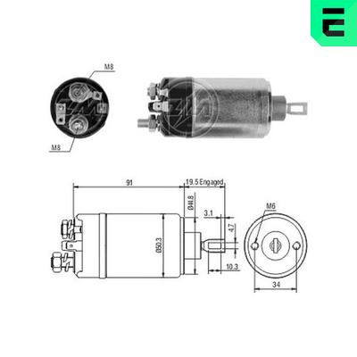 Era Magnetschalter, Starter [Hersteller-Nr. ZM522] für VW, Nsu, Skoda