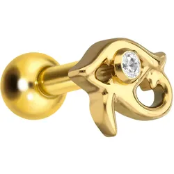 Titan Ohrpiercing mit Innengewinde AUGE DES HORUS