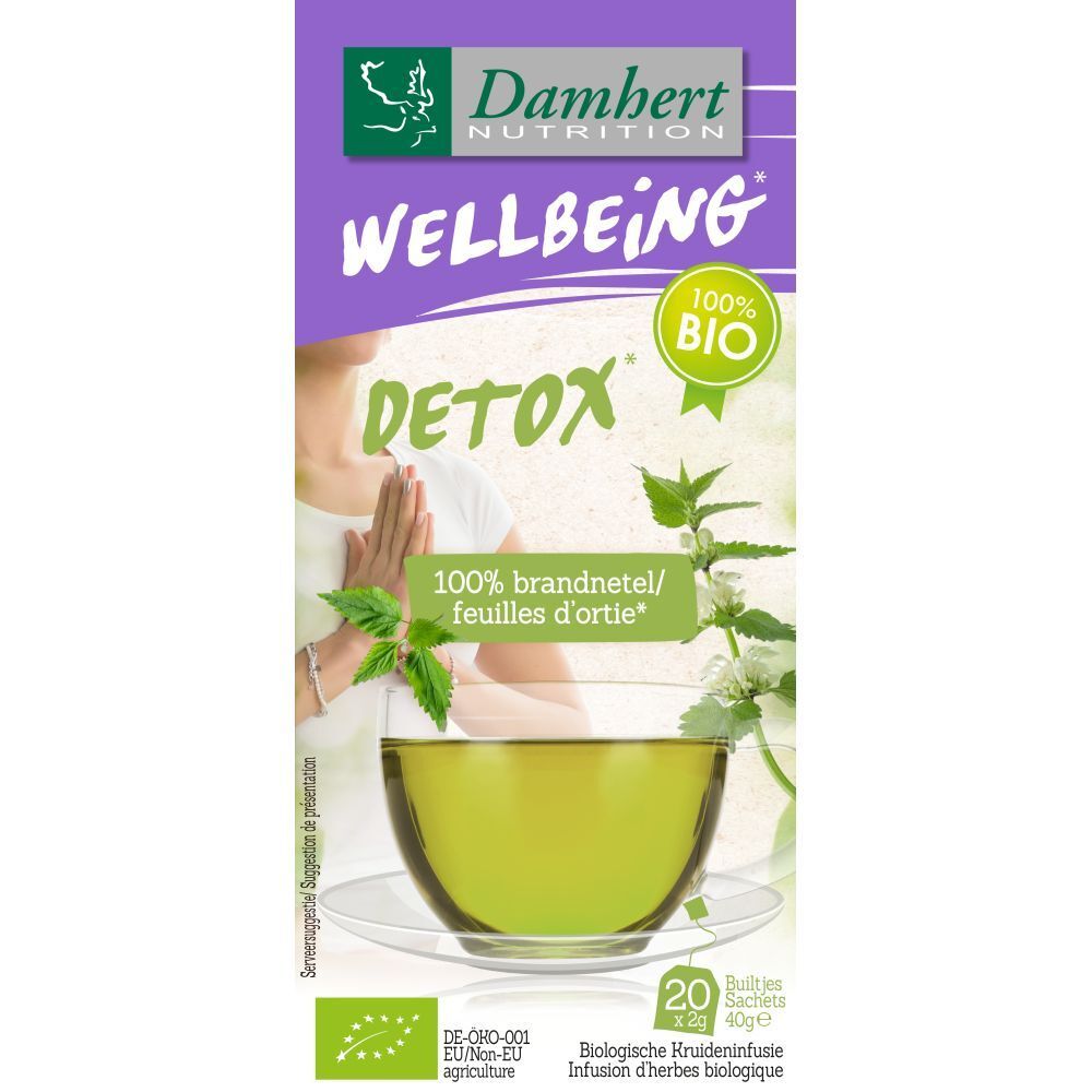 Damhert Tea Time Thee Brandnetel 20 zakjes Bio St Filterbeutel