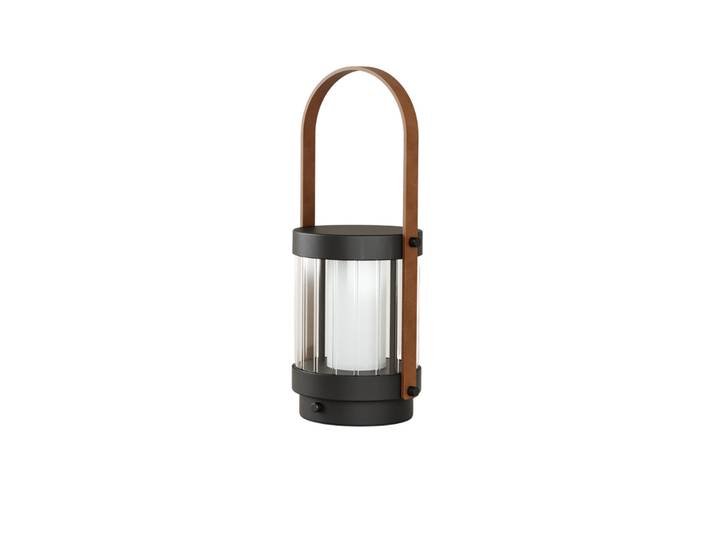 Bally Portable Lampe de Table Black/Brown - Aromas del Campo - Salon / séjour - Rustique - Verre - À ampoule unique