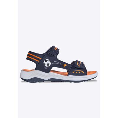 Sandale LOTTO, Mädchen, Gr. 31, blau (navy, orange), Synthetik, Schuhe Sandale, in kinderfußgerechter Passform