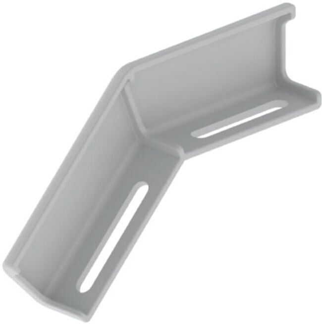 Unex Winkelverbinder fallend, lichtgrau 66842)