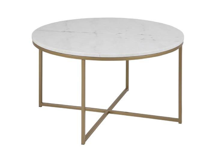 Actona Alisma Couchtisch Stahl/Marmor