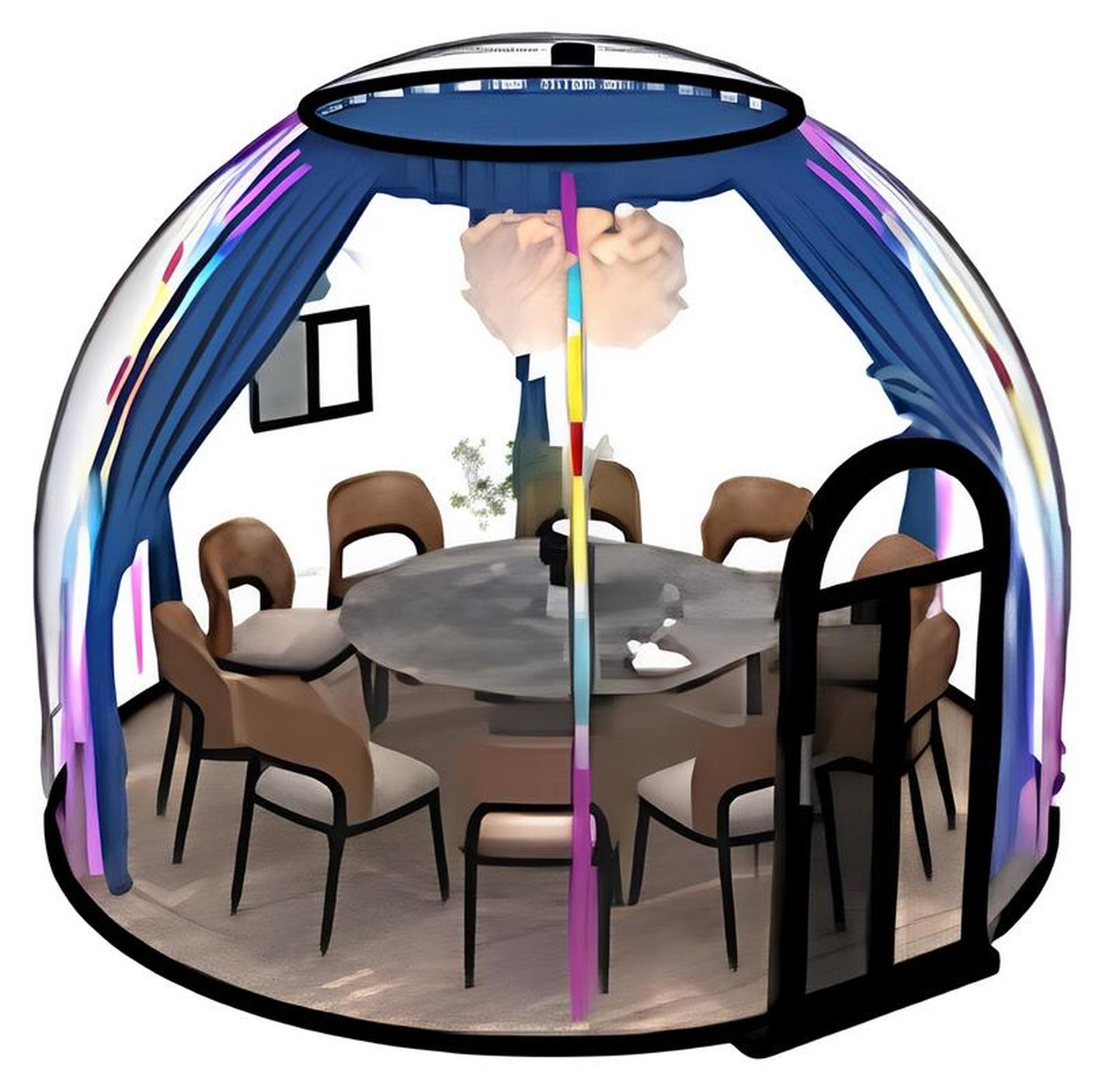 Großer Gartenpavillon für 10-12 Personen Robuster Pavillon mit UV-Schutz