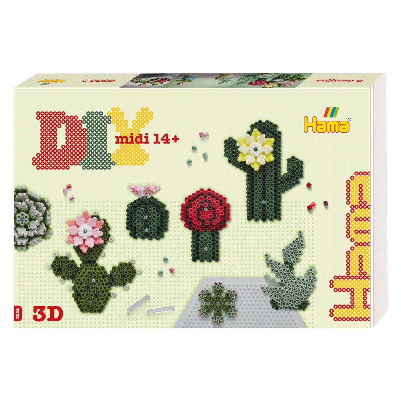 Hama Midi Beads Art - Succulents (383622) (383622)