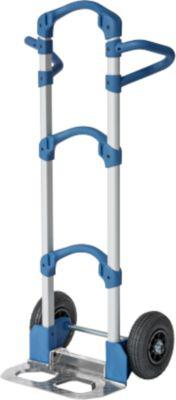 Fetra Sackkarre "Wuppi", Aluminium, mit klappbarer Schaufel, abnehmbare Lufträder, B 570 x T 445 x H 1250 mm