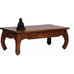Opiumtisch aus Sheesham Massivholz Landhausstil