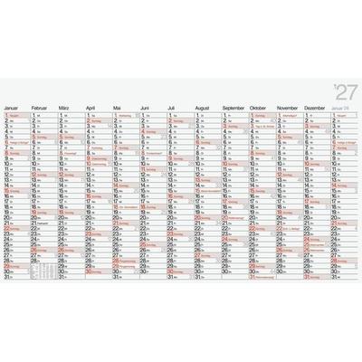 rido/idé 7033690007 Plakatkalender Mod. young design XL 2027 1390×790 mm