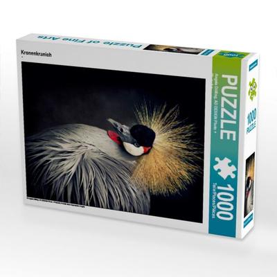 CALVENDO Puzzle Kronenkranich | 1000 Teile Lege-Größe 64x48cm Foto-Puzzle für glückliche Stunden