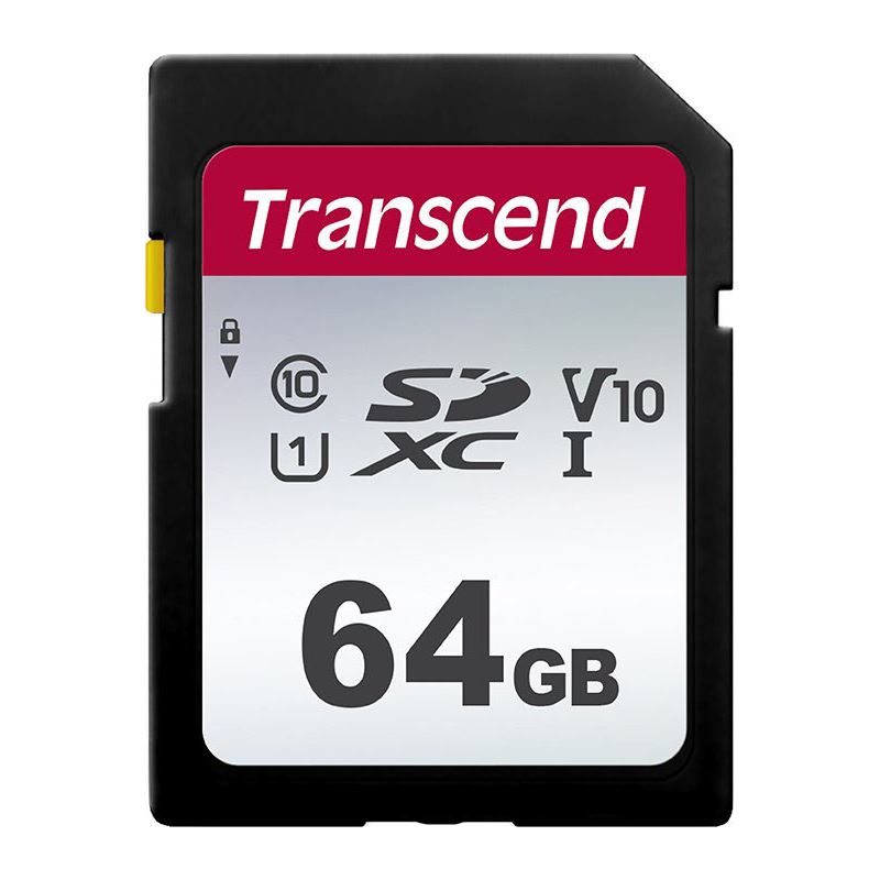 64GB Transcend SD Card SDXC SDC300S 95/45 MB/s