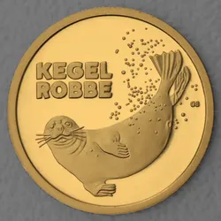 Goldmünze 20 Euro "Kegelrobbe" 2022 Rückkehr der Wildtiere (Deutschland)