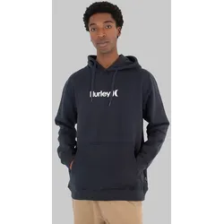 Hurley Fleece Top Printing Press O&O Hoodie obsidian Gr. S