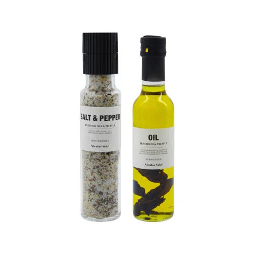 Nicolas Vahé geschenkset met zout en truffelolie (300 g/25 cl)