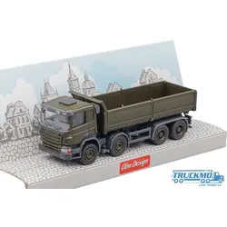 OLM Design Models Scania P-Serie Kipper 4achs khaki 339
