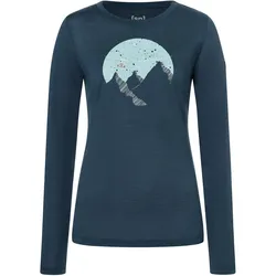 Super Natural, Damen, Funktionsshirt, Gondola (XS), Blau, XS