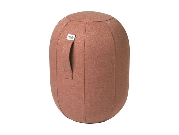 Balancekissen VLUV VLUV Balancekapsel Kapsul Sova L , braun (lachs), B:43,5cm H:60cm, Yogakissen, Balancekissen