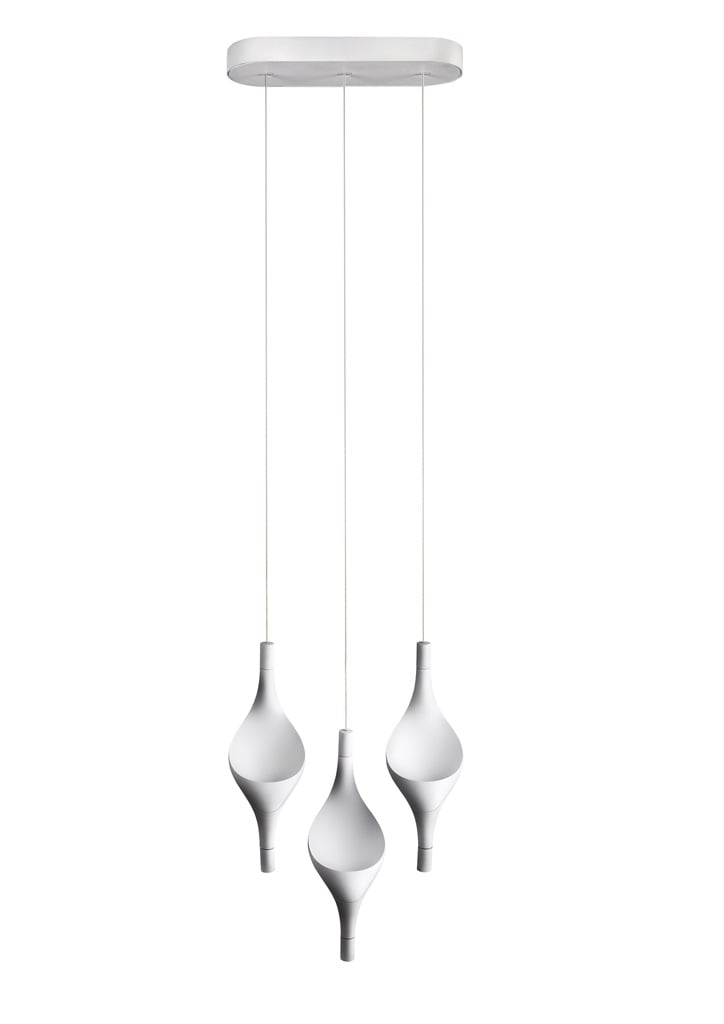 Cini & Nils Acqua Tre Pendelleuchte (zentraler Stromauslass, Uplight) zentraler Stromauslass | Uplight 3xACCNACQ.0460H+ACCNACQ.00468