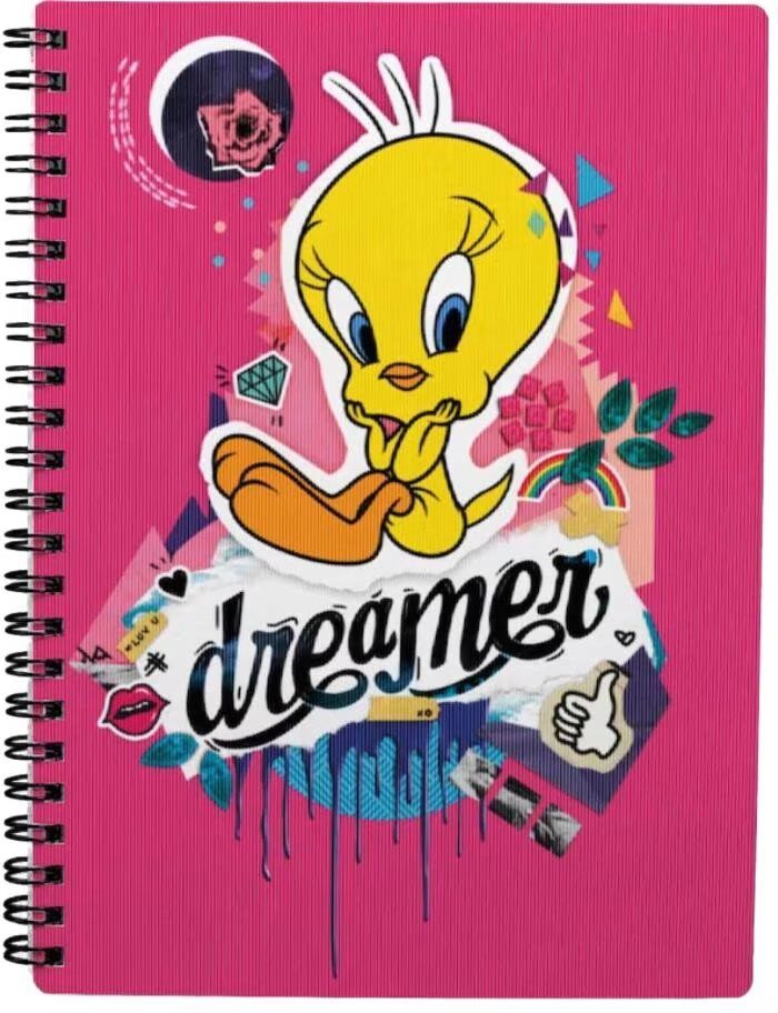 Libreta 3d Looney Tunes Piolin Dreamer Sd Toys Talla Única Unisex