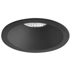 Brumberg LED Einbau-Downlight ODEMAR, IP20, rund, Ø 8cm, 230V, 6W 1800-3000K 38°, CRi >90, rückversetzt, dim-to-warm, strukturschwarz BRUM-12650183DW