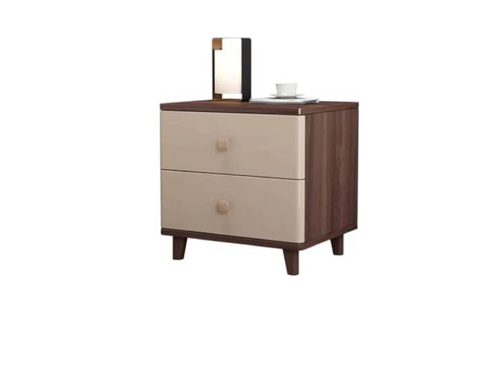 YCCHAH Bett mit Stauraum Nachttisch, Modernes, Minimalistisches Schlafzimmer, Kleiner Heim-Nachttisch, High-End-Aufbewahrungsschrank Desktop