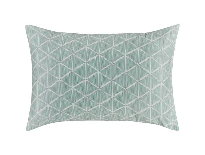 Esprit Kissenbezug Julien aqua Streifen Baumwolle B 50 T 70 cm