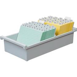 HAN HAN - Kartei - für A4 - Kapazität: 1300 Karten 954-0-11 Karteitrog Lichtgrau max. Anzahl der Karten: 1.300 Karten DIN A4 quer