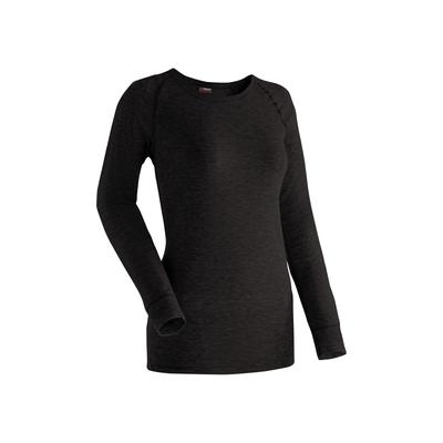 Shirt & Hose MAIER SPORTS "Lena", Damen, Gr. L, schwarz, 100% Polyester, KOB Set-Artikel, Damen Ski-Wäsche-Set, Funktionswäsche, Lange Unterhose + Unterhemd