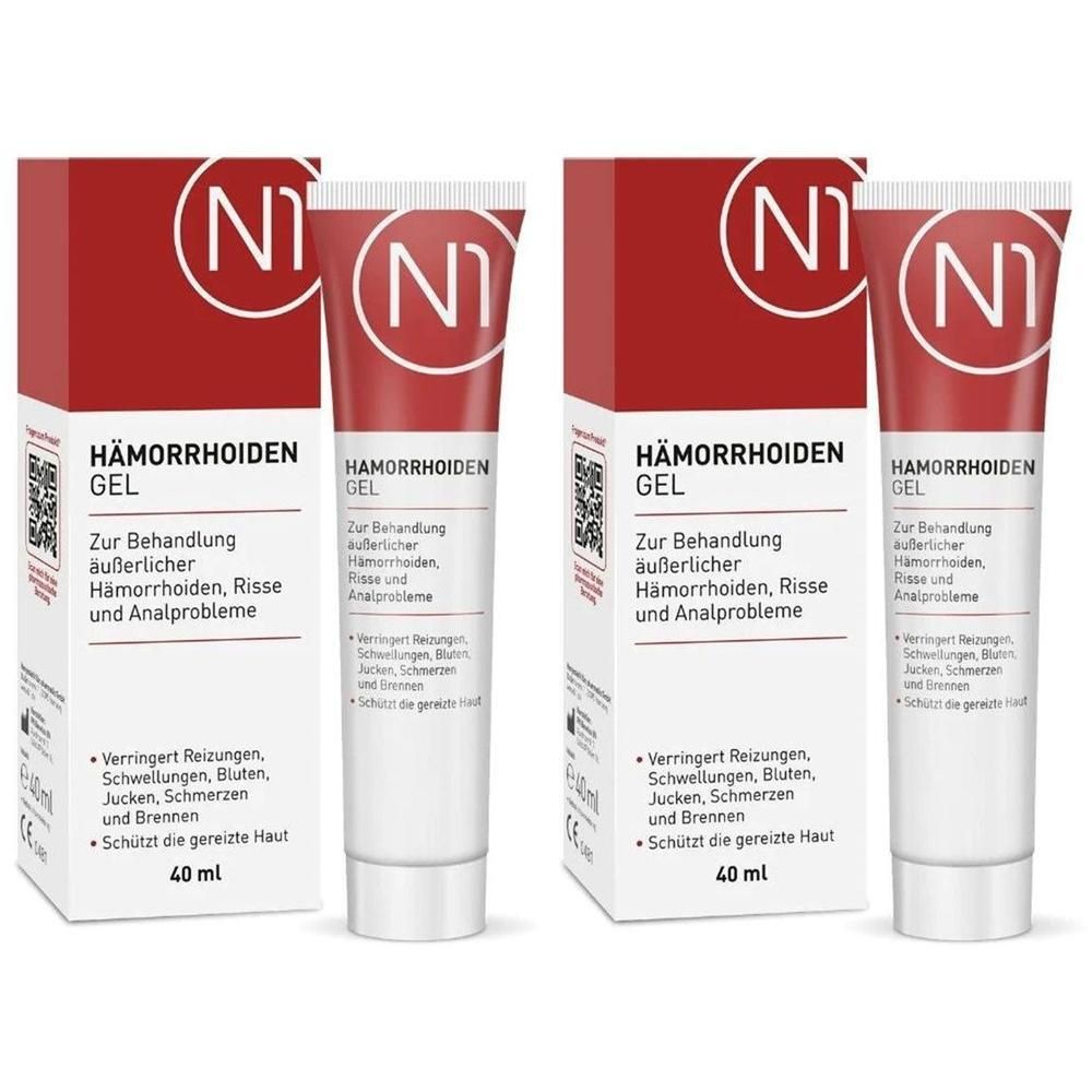 N1 Hämorrhoiden Gel x2 2x40 ml