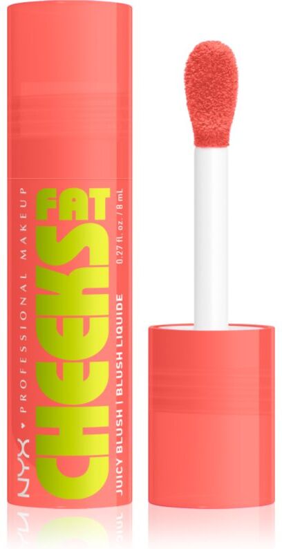 NYX Professional Makeup Fat Cheeks Juicy Blush liquid blusher shade 01 Papaya Plump 8 ml