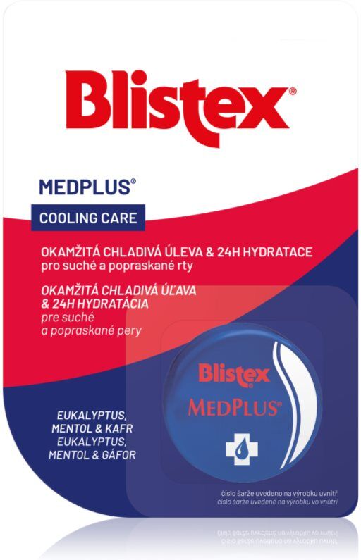 Blistex MedPlus cooling balm for dry and chapped lips 7 ml