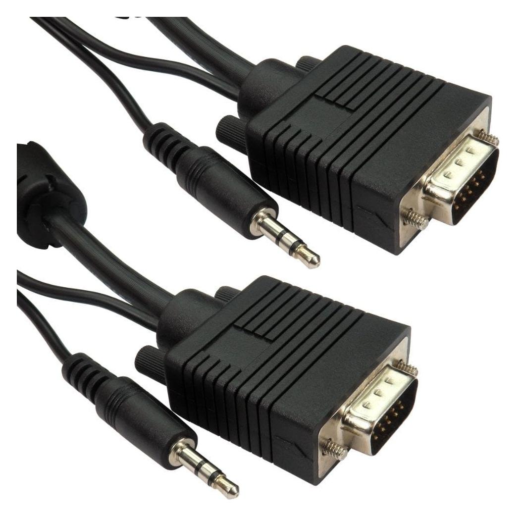 Cables Direct CDL 15m SVGA + 3.5mm Stereo Cable (15 m, AUX Kabel) (CDEX-615)