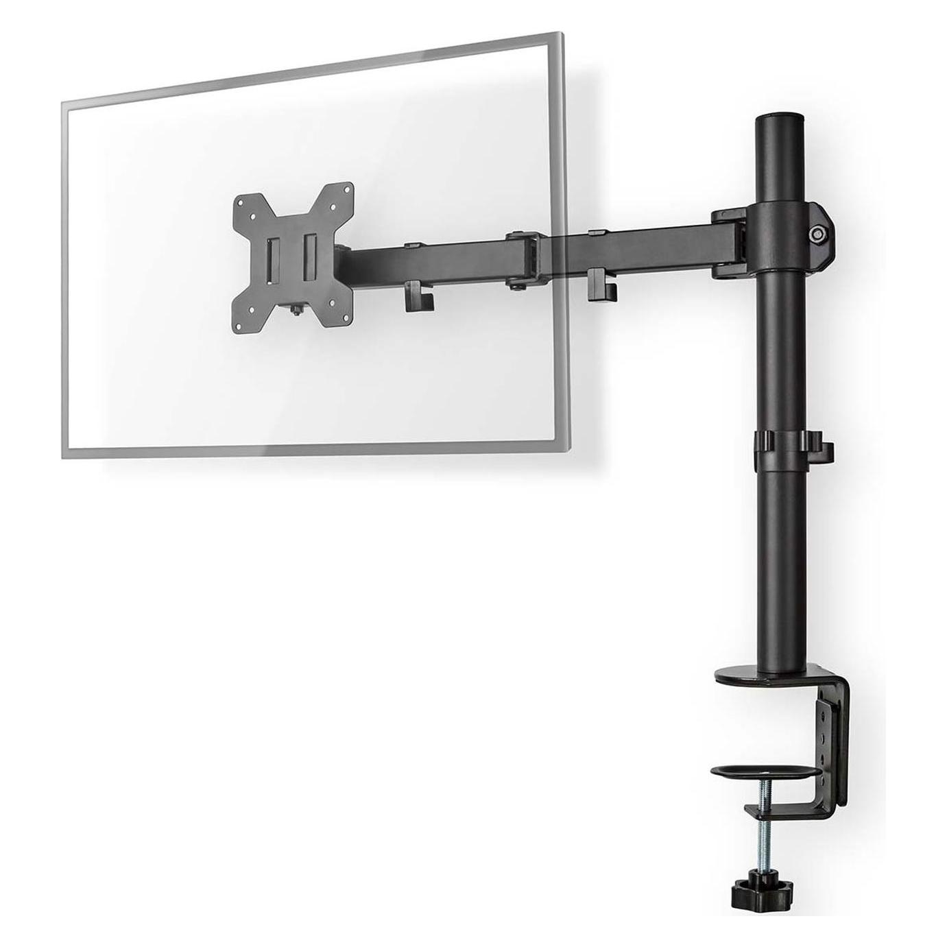 Nedis Schreibtisch Monitorhalterung | 1 Bildschirm(e) | 15 - 32 " | 75x75 / 100x100 | Vollbeweglich (Tisch, 32", 8 kg) (MMSIS110BK)