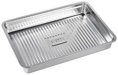 ModernMart FreshLock Stainless Steel Food Storage Tray With Lid For Dumplings, BBQ & Picnic Serving 1pcs