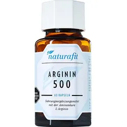 NATURAFIT Arginin 500 Kapseln 60 St