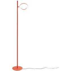 Gea Luce GPIA31 Stehleuchte, orange, 25 W LED, 1391 lm, 3000 K, dimmbar, Druckknopf _ Gealuce