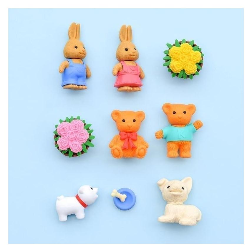 Iwako Radiergummis - Puzzle-Set Tierpark (33311581)