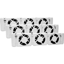 Heizkörper Ventilator - Heizkörperverstärker Tripleset 9 Lüfter-Radiator-ventilator-Triple