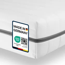 Sleepneo Matratze, Kaltschaummatratze 90x200, H3 H2, Höhe 15cm, 7 Zonen Wendematratze