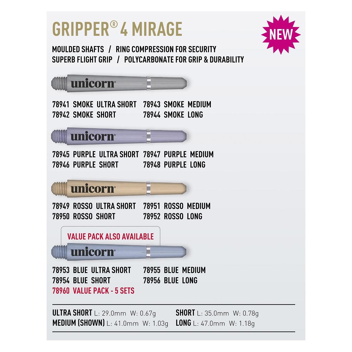 Unicorn Gripper 4 Mirage Shaft (17321714)
