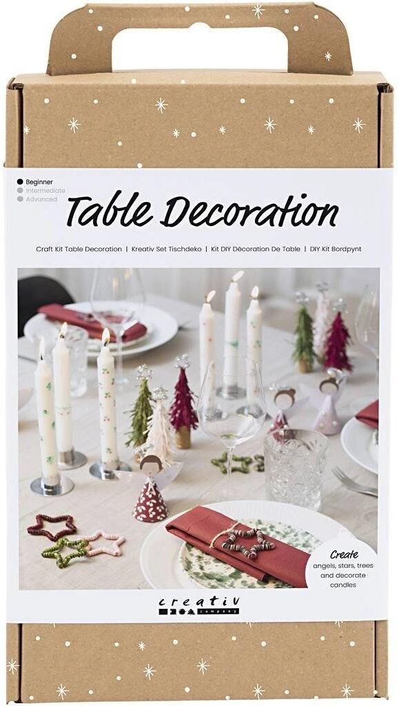 Kreativset CREATIV COMPANY "Engel/Weihnachtsbäume/Sterne", bunt (mehrfarbig), Kreativsets, Kreativset mehrfarbig Einheitsgröße