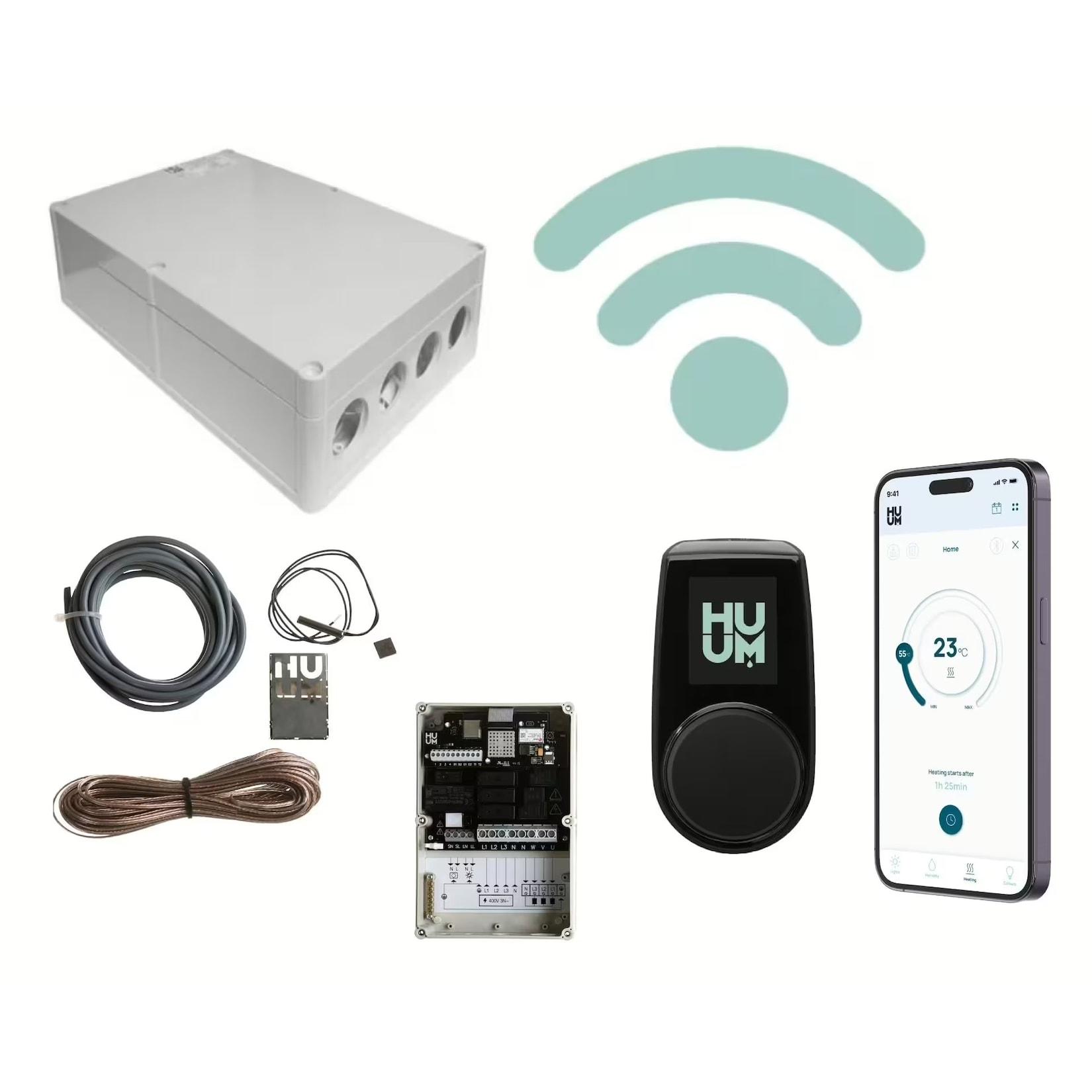 Saunaofensteuerung Huum "UKU WIFI" mit App Steuerung