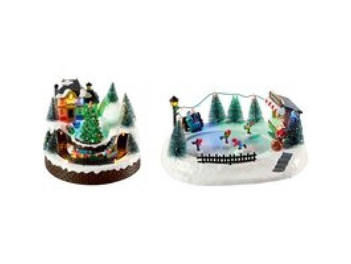 LIVARNO® Village de Noël LED, avec musique et mouvement