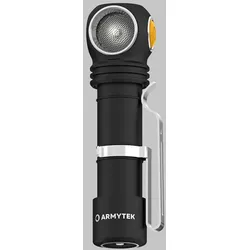 Armytek Wizard C2 Magnet USB Taschenlampe und Stirnlampe 3n1 mit Magnethalterung akkubetrieben (Warmes Licht)