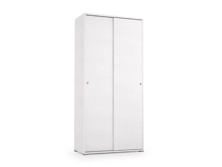 ARMOIRE BLANCHE MULTI-USAGES AVEC DOUBLE PORTE COULISSANTE