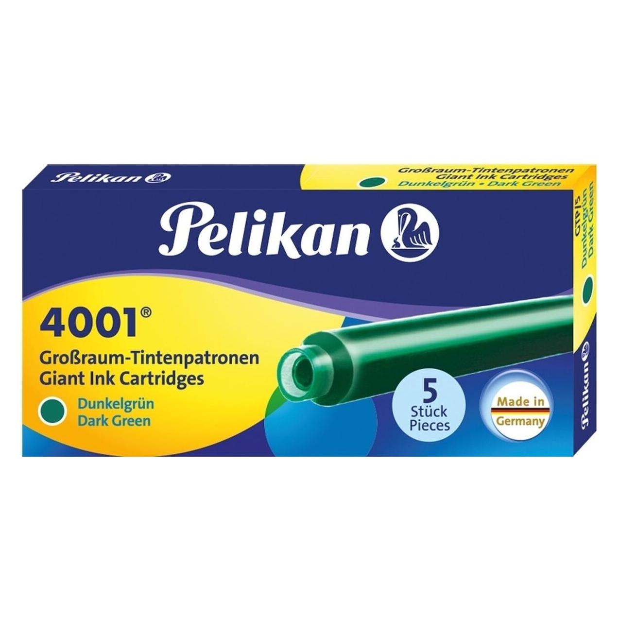 Pelikan Grossraumpatrone 4001 (Grün, 5 Stk.) (300070)