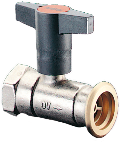 Oventrop Pumpenkugelhahn Optibal P 1078172 mit Sperrventil, DN32, 1 1/4" Innengewinde
