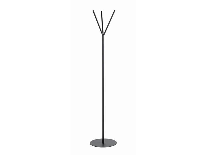 Kleiderständer, Schwarz, Metall, 35x173x35 cm, standfeste Füße, Schlafzimmer, Kleiderständer