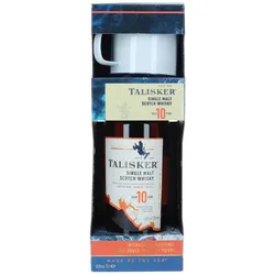 Talisker 10 Jahre Geschenkset mit Mug - Single Malt Scotch Whisky